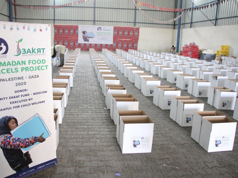 Humanitarian aid to Palestinians in the Gaza Strip!