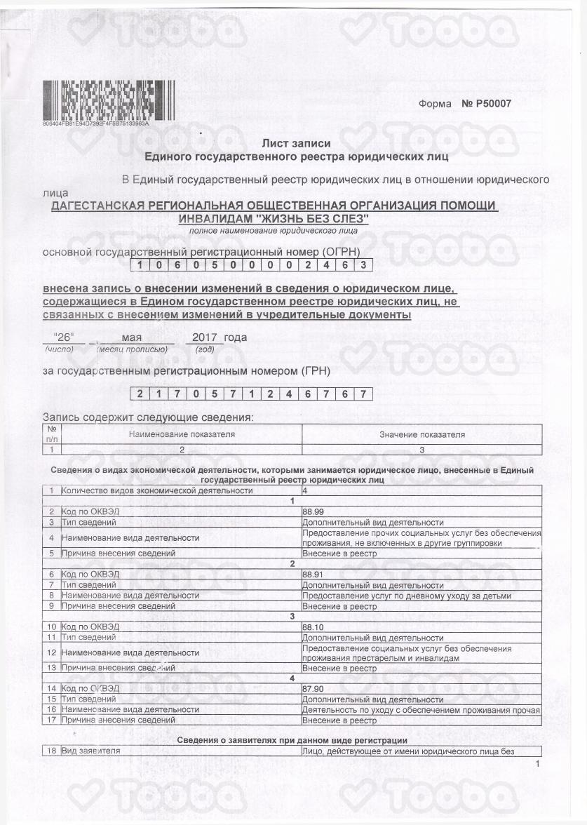 Лист_записи_от_26.05.17г.pdf, Life without Tears, page 1