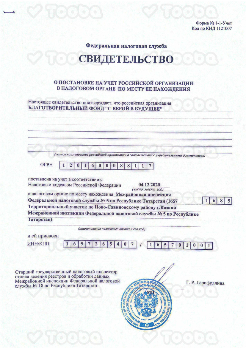ИНН.pdf, Vera_Future, page 1