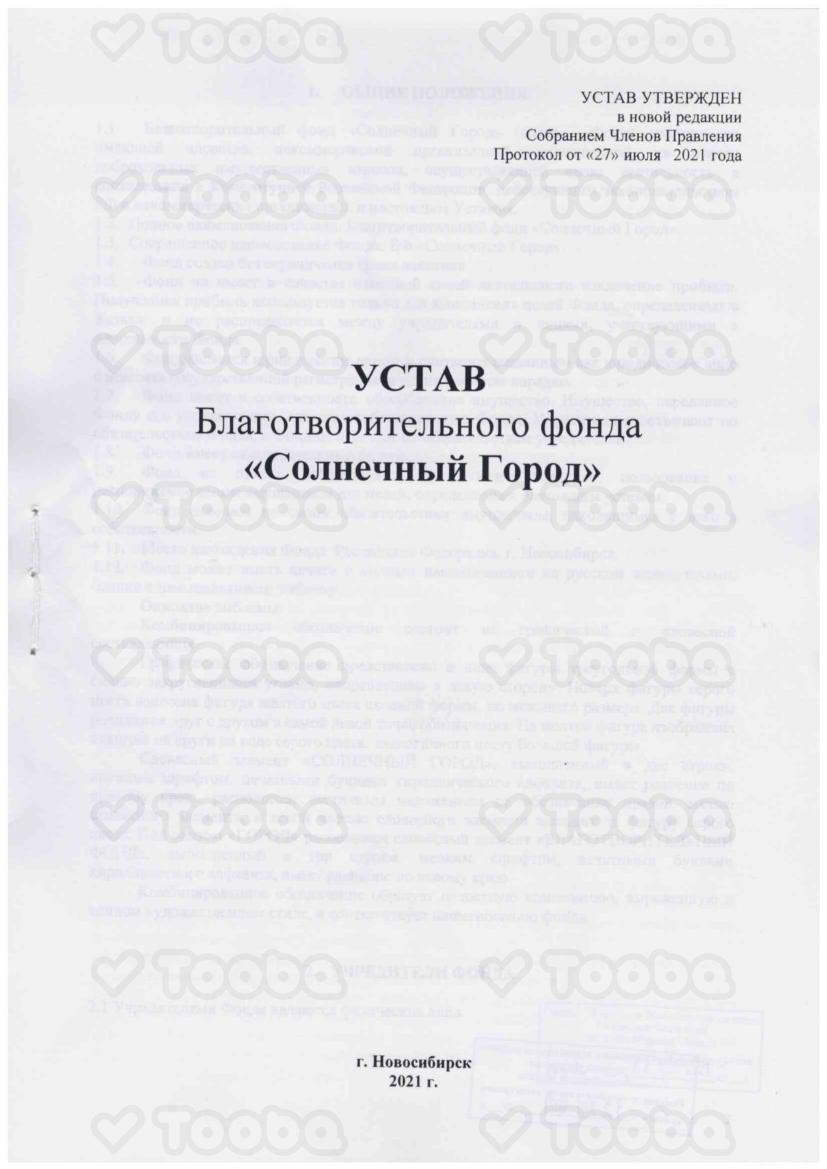 УСТАВ_2021_1.pdf, Solnechniy Gorod, page 1