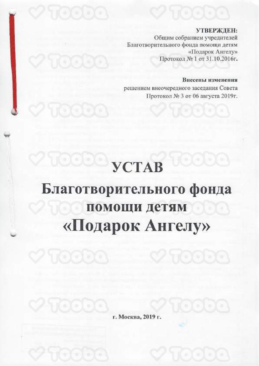 Устав_БФ_2019.pdf, Podarok Angelu, page 1