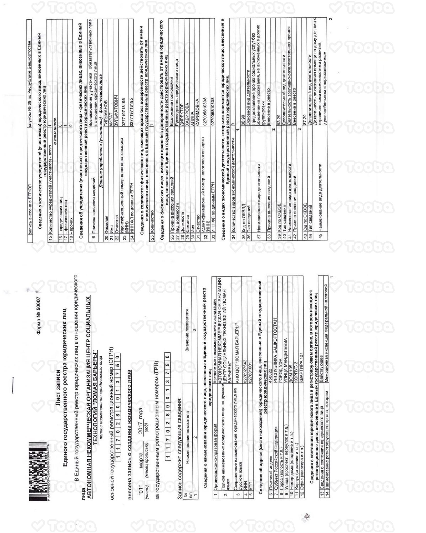 Лист_записи_АНО_ЦСТ_Ломая_барьеры_Уфа__копия.pdf, Breaking Barriers, page 1