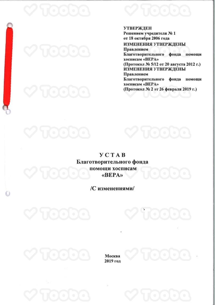 Fond-Vera-Ustav.pdf фонда «Вера», страница 1