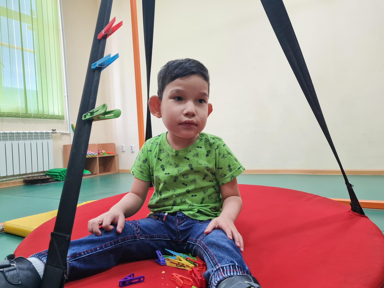 Ilham has a rare genetic disease and requires a course of habilitation