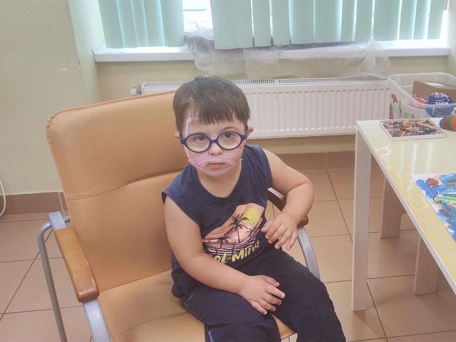 Arthur needs surgery to correct his strabismus!