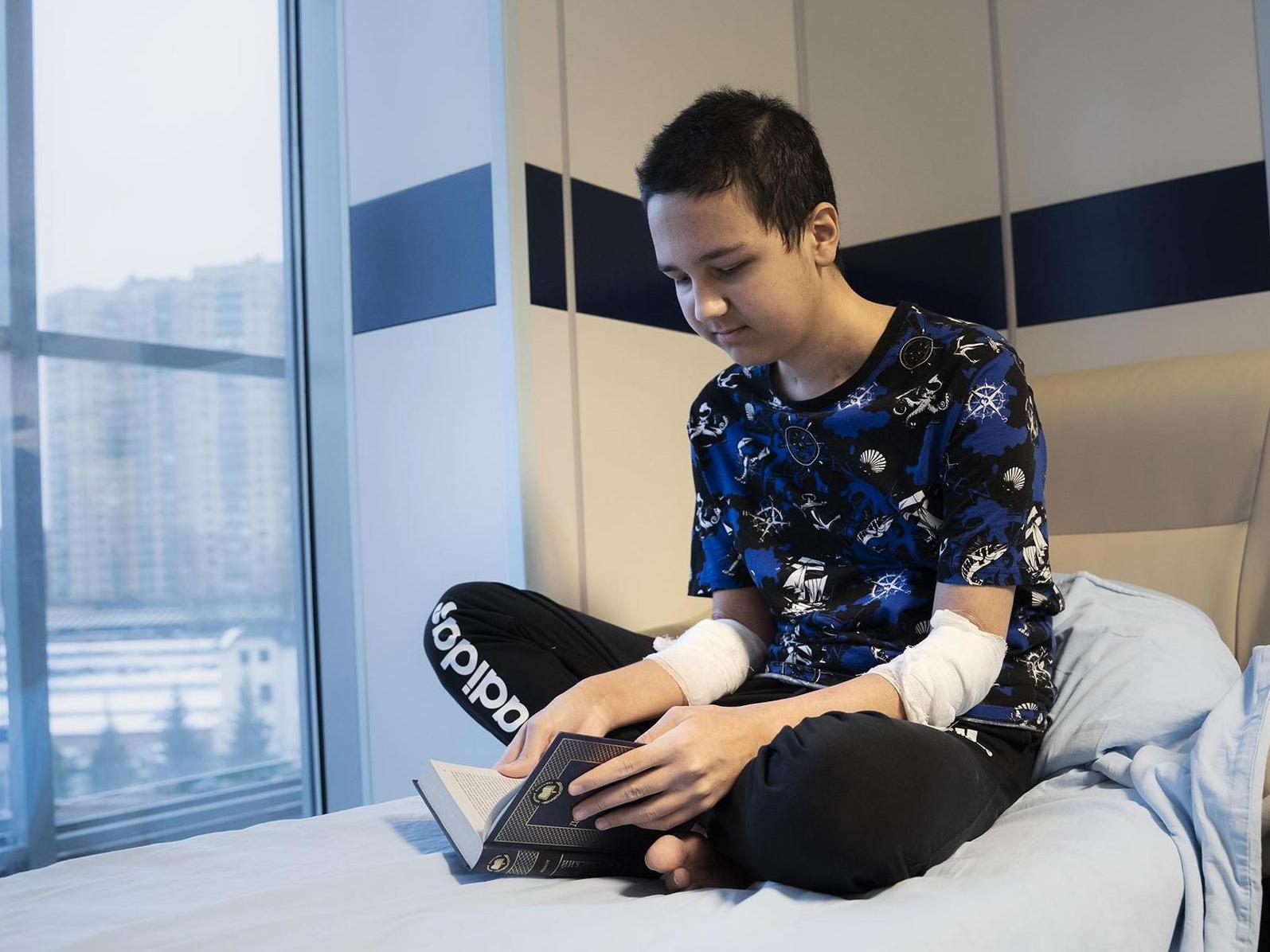 Misha has blood cancer. He needs therapy with a special drug after a bone marrow transplant