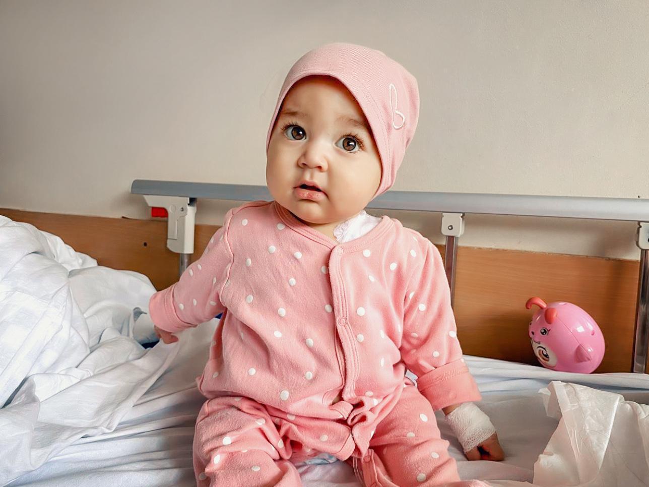 Asilia needs special nutrition and supplies for infusion therapy to grow and gain weight.