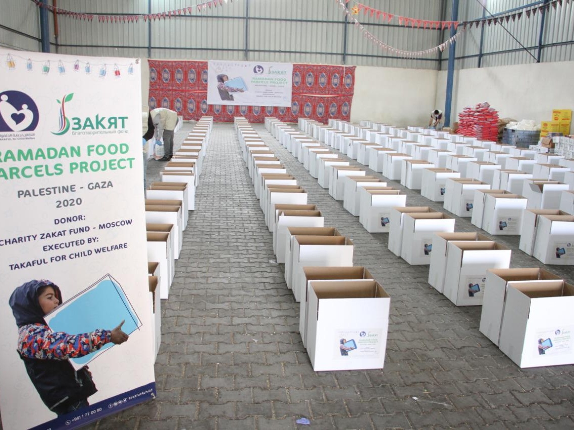 Humanitarian aid to Palestinians in the Gaza Strip!