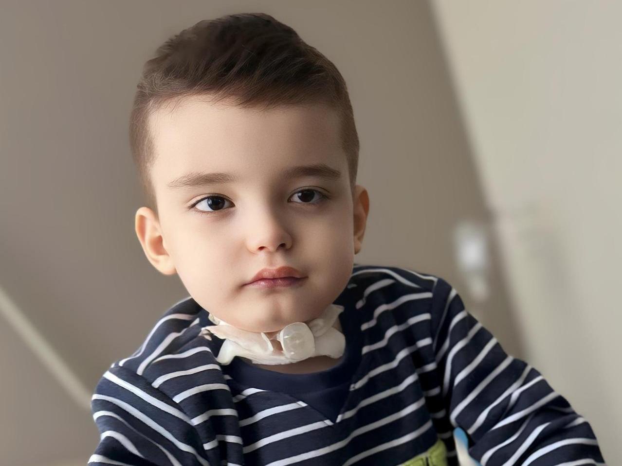 Mirlan needs rehabilitation after treatment for a brain tumor