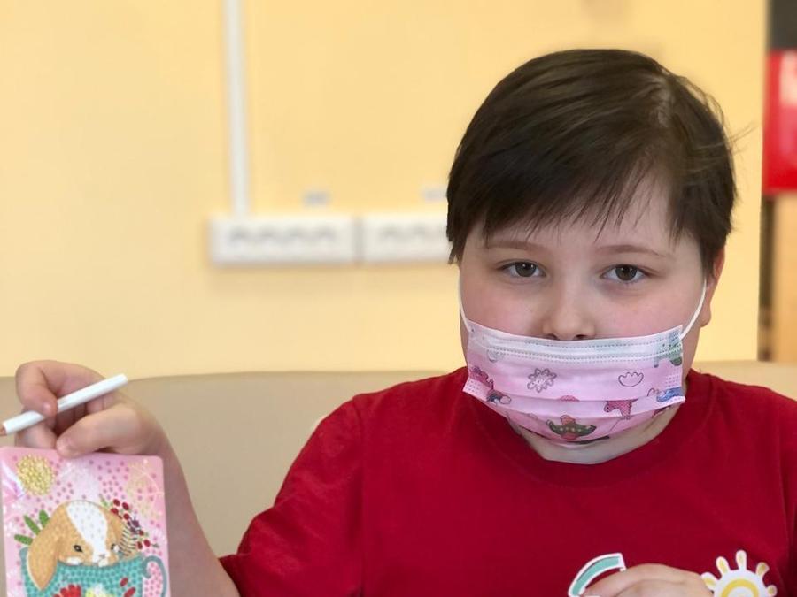 Angelina and 19 other children with cancer need protein-rich food
