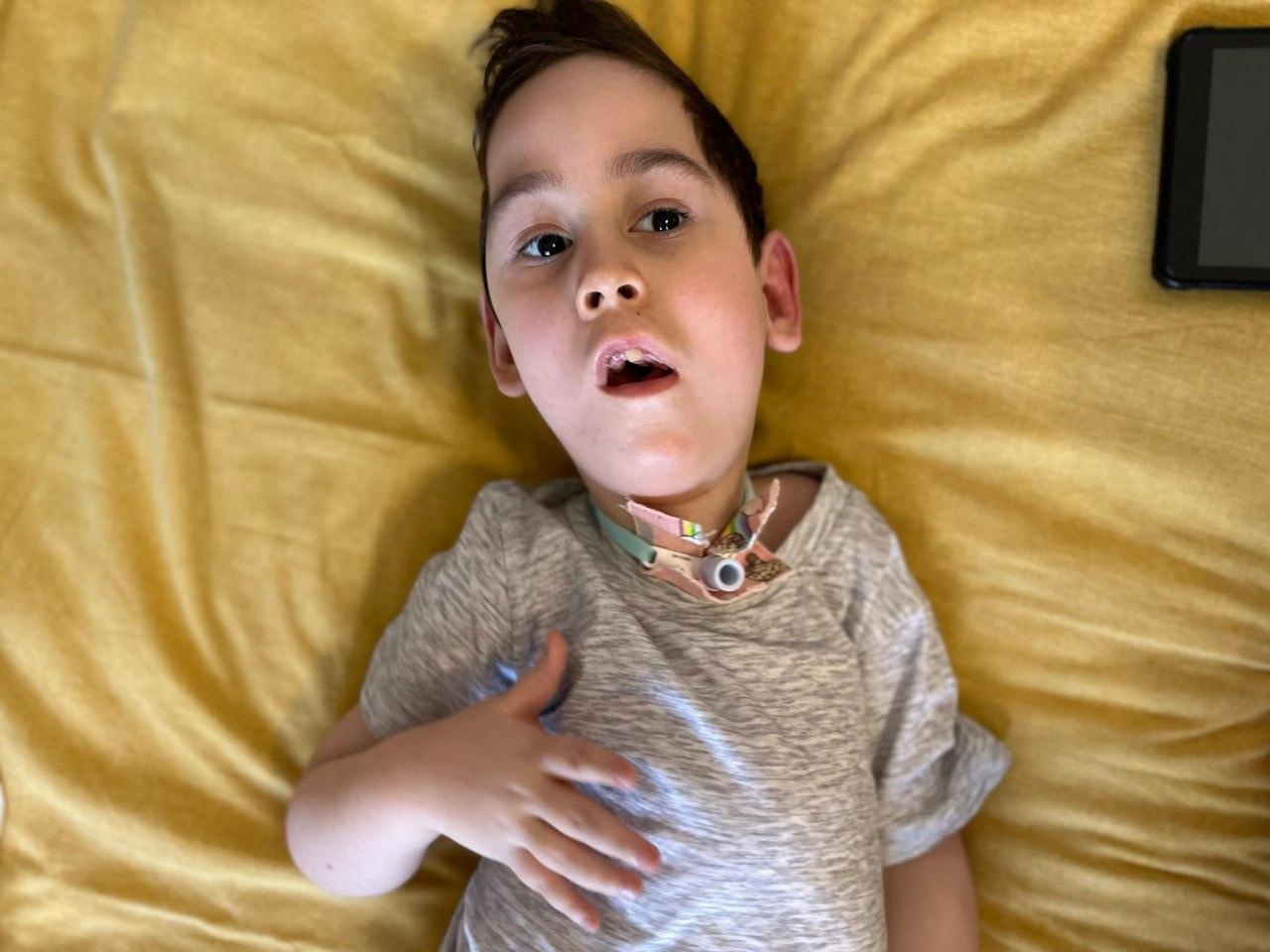 Timur needs machines to breathe — he needs a portable aspirator