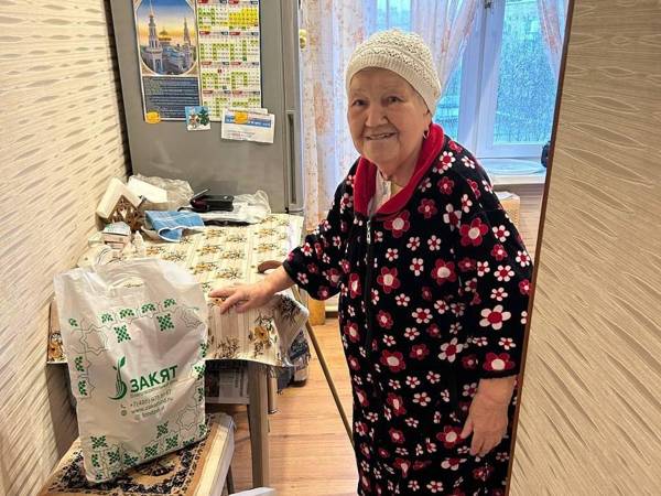 Продуктовые наборы для пожилых людей!