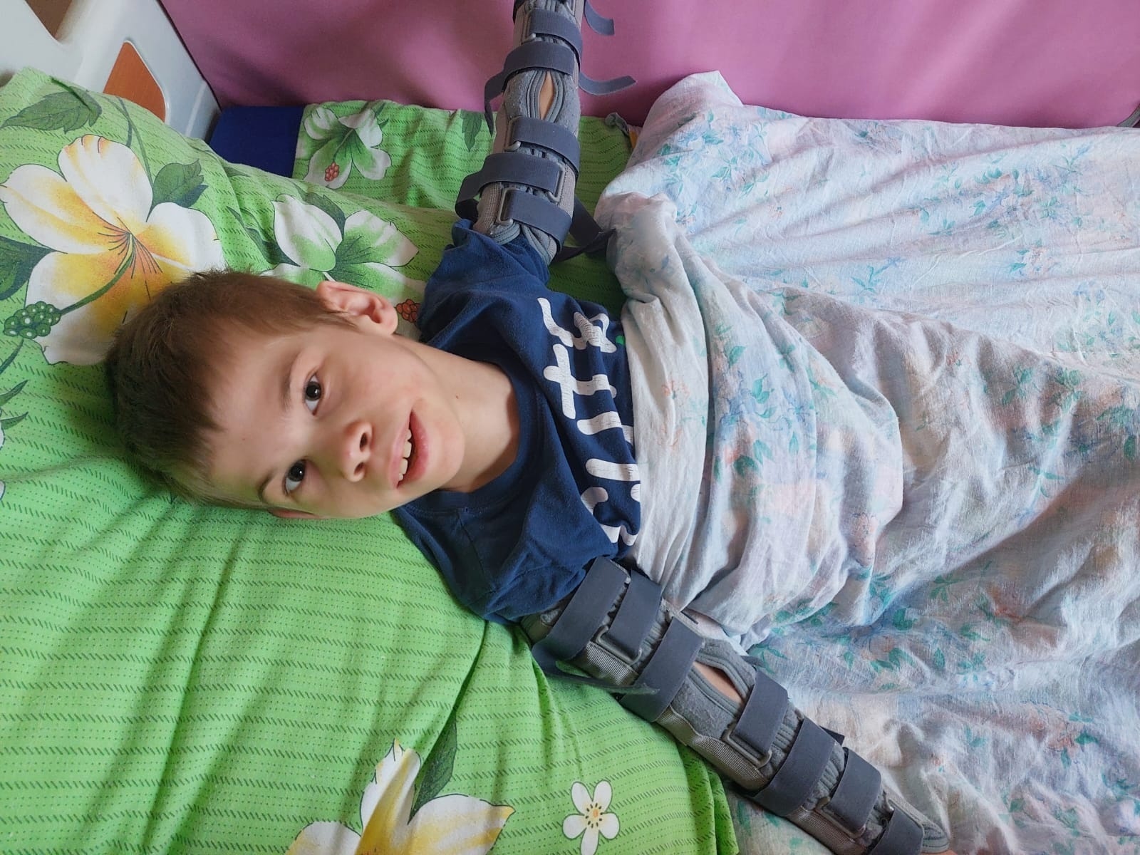 Timur and 9 other seriously ill orphaned children need hygiene products!