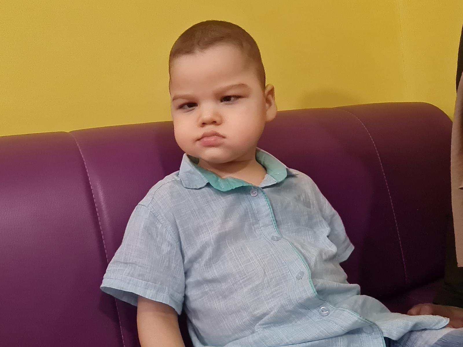 Maxim has West's syndrome, a rehabilitation course is required!