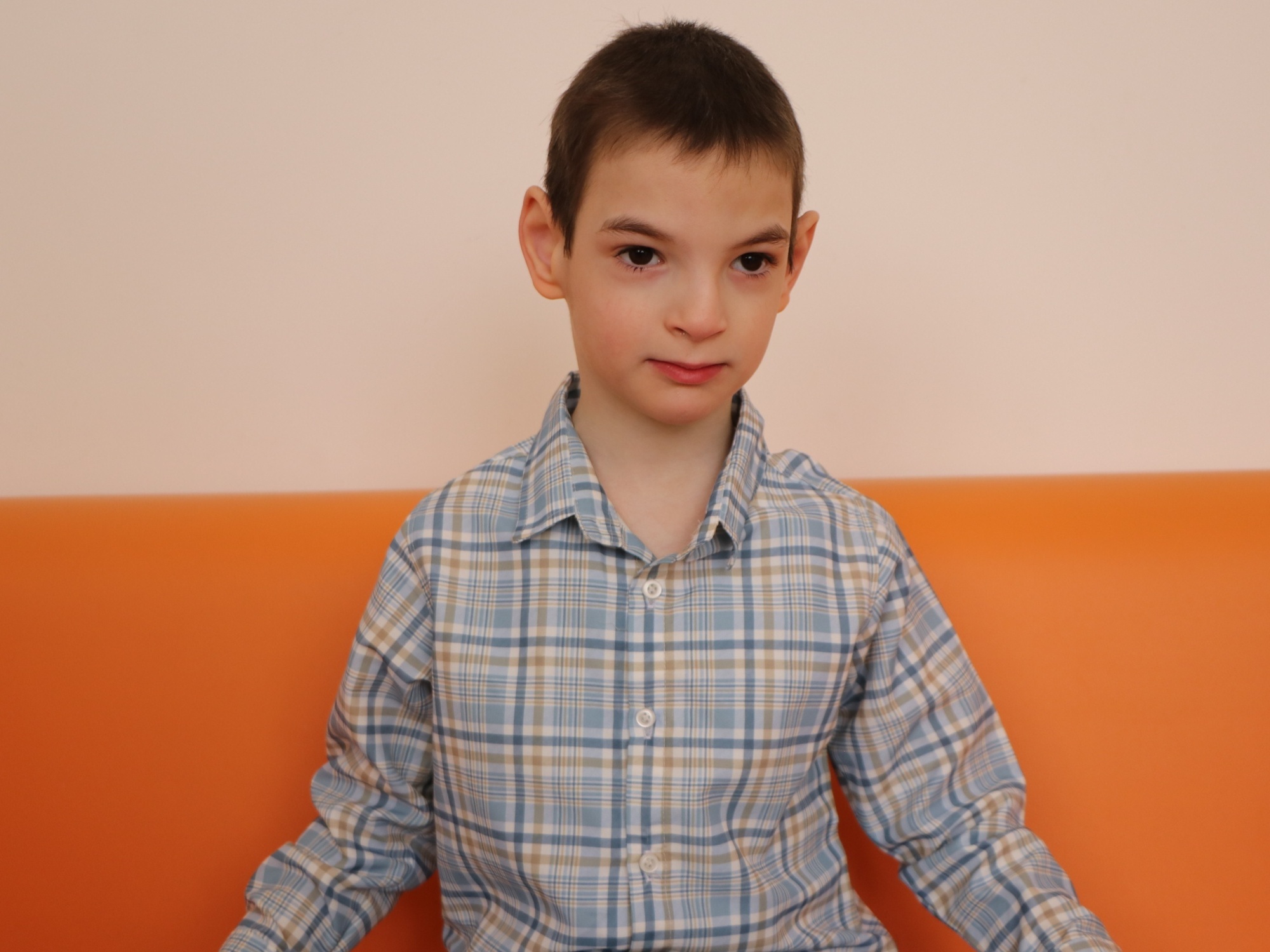 Saifullakh suffers from cerebral palsy. He requires rehabilitation to learn to walk