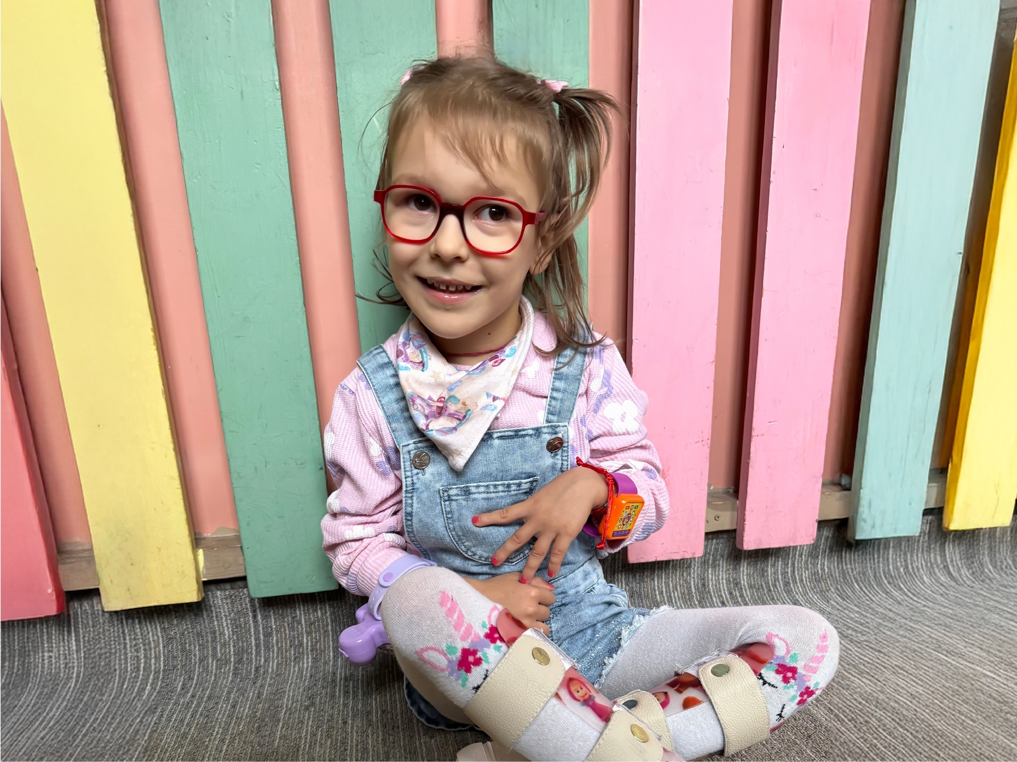 Nastya has cerebral palsy and needs a wheelchair