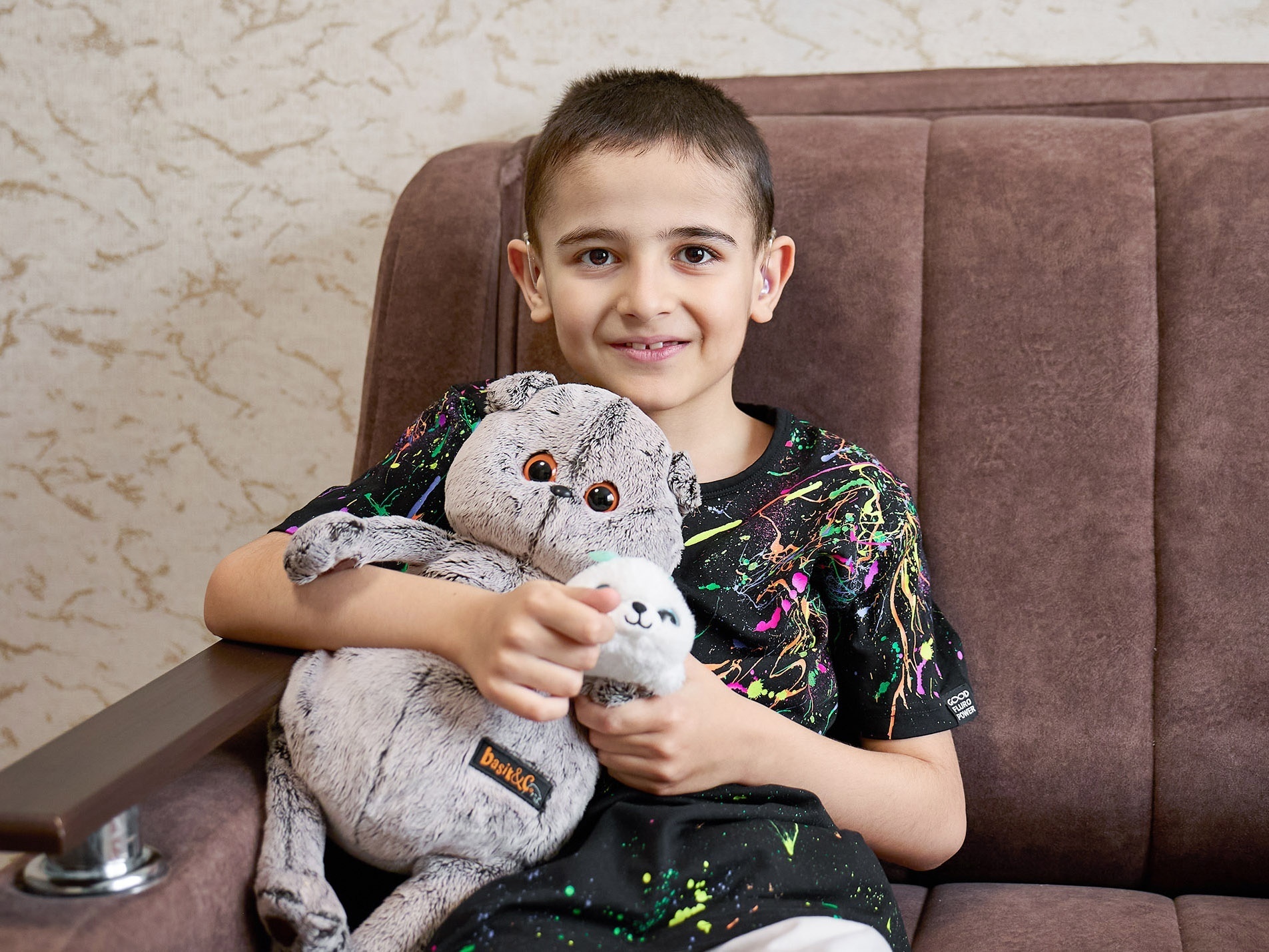 Hearing aids will help Surkhai to hear, speak and learn!