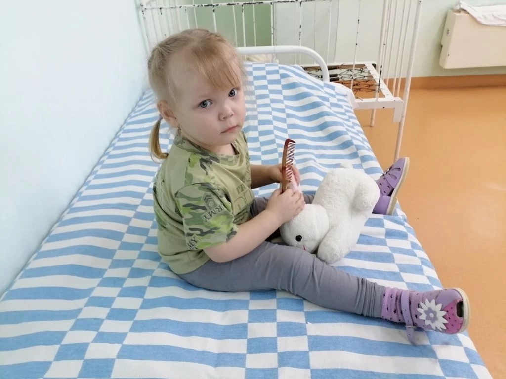 Ева из дома ребенка нуждается в заботе нянь на все время лечения!
