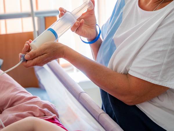 Patients need gastrostomias to eat safely