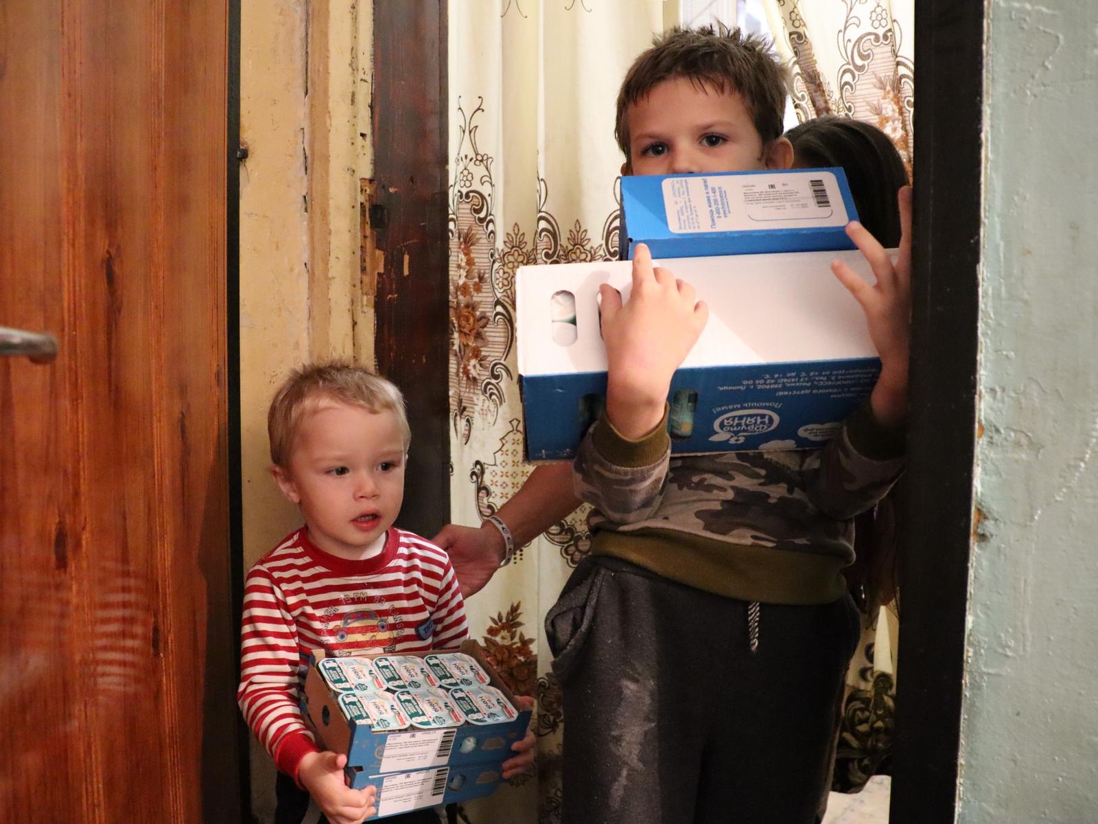 Help provide large families with baby supplies!