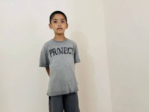 Mugama has a delayed psychoverbal development with an autistic spectrum. He needs rehabilitation to develop his mental and speech skills