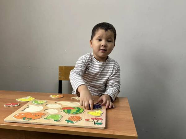 For the development of speech skills, Ramazan needs to undergo an intensive autism correction course!