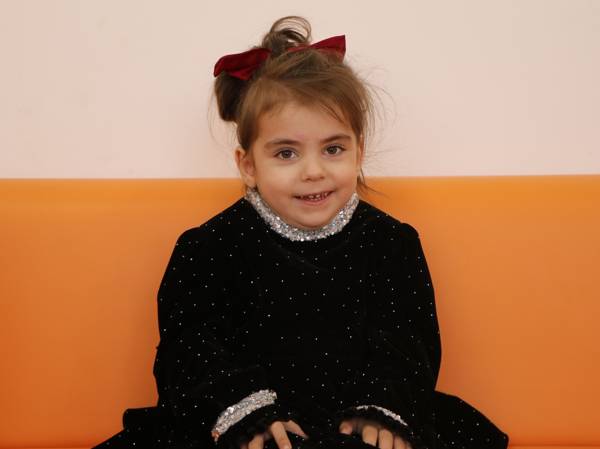 Khalimat, who has cerebral palsy and developmental delay, needs rehabilitation in order to continue her journey.