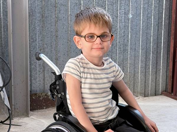 Tigran needs rehabilitation to cope with the aftereffects of a spinal cord tumor and start moving