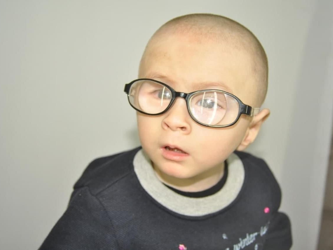 Little Sunnatullo needs a surgery that can save his eyesight!