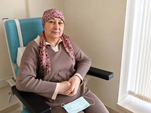 Aminat has blood cancer and needs a bone marrow transplant