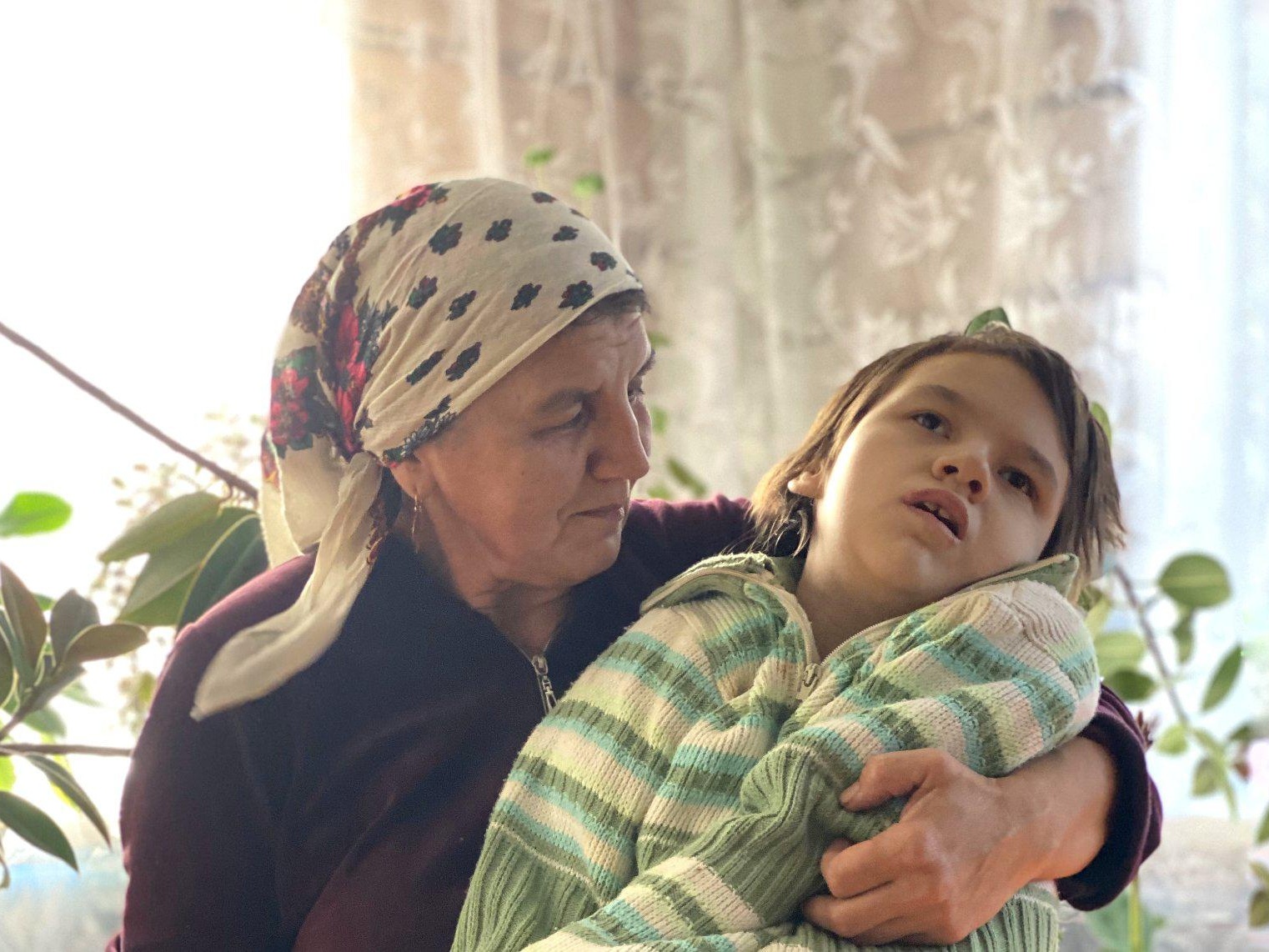 Gulnara needs a special stroller that will allow her to leave the house