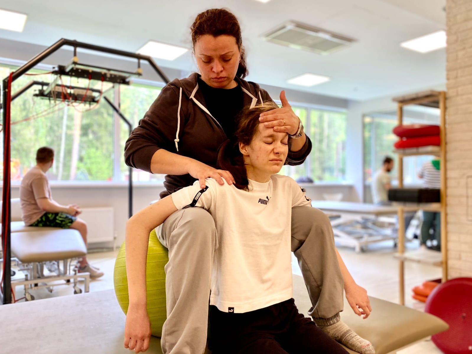 Yulia needs speech rehabilitation after a stroke