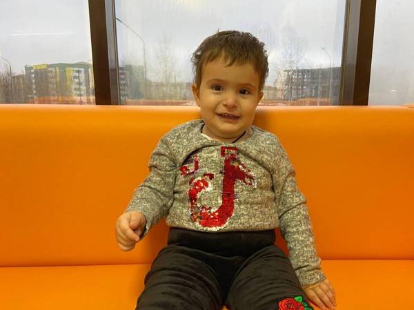 Asiyat has a congenital spinal abnormality and needs to undergo another course of rehabilitation
