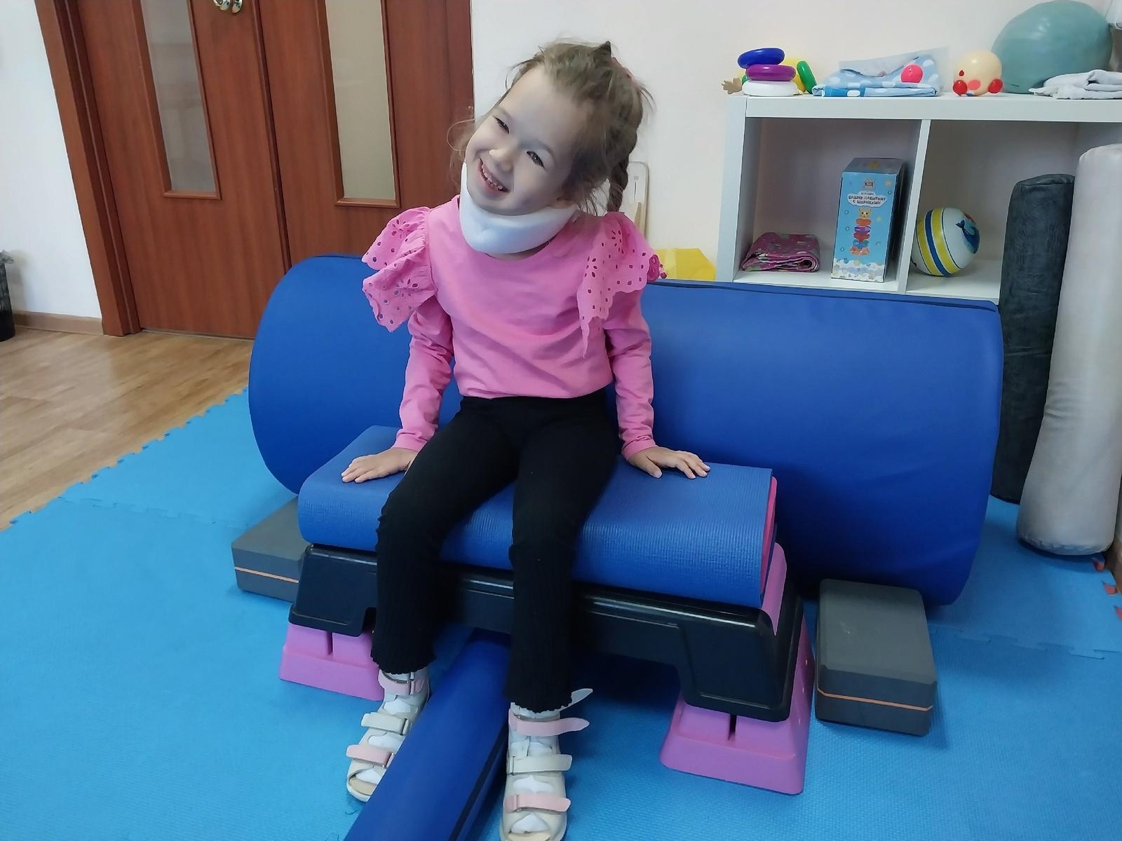 Veronica has cerebral palsy and the Dandy Walker anomaly, she needs continuous rehabilitation