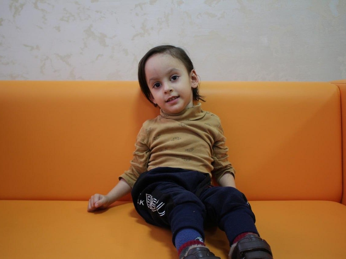 Muhammad-Amin has cerebral palsy. He needs rehabilitation to get back on his feet!