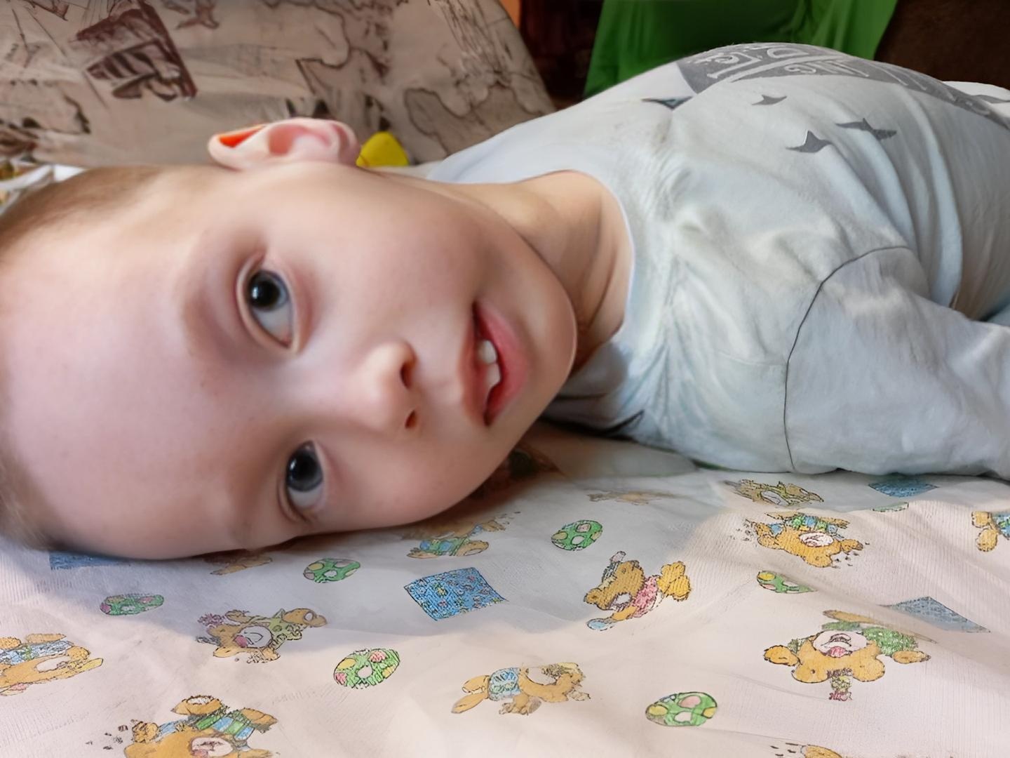 Ilya has cerebral palsy, he needs medical equipment and supplies to live at home