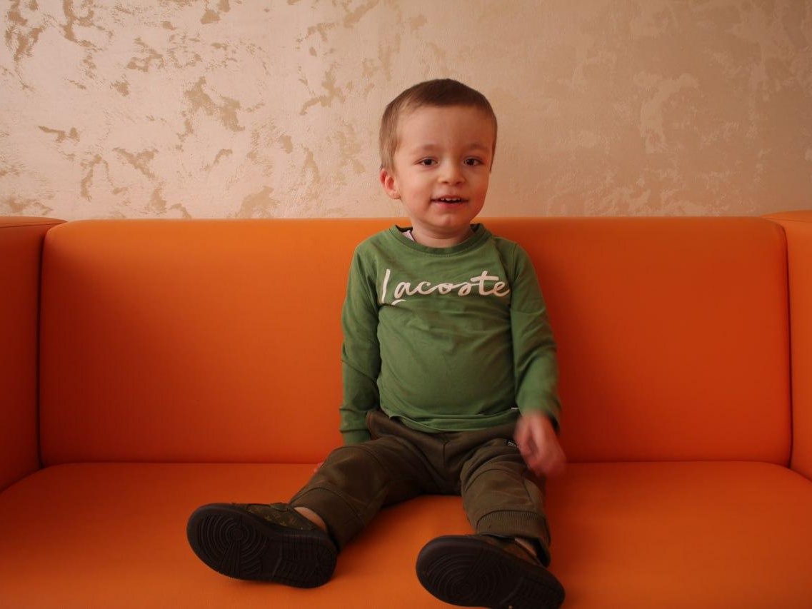 Islam has cerebral palsy. He needs rehabilitation to develop his walking and speech skills!
