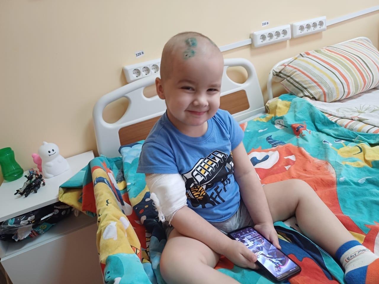 Children with cancer require a special device for chemotherapy