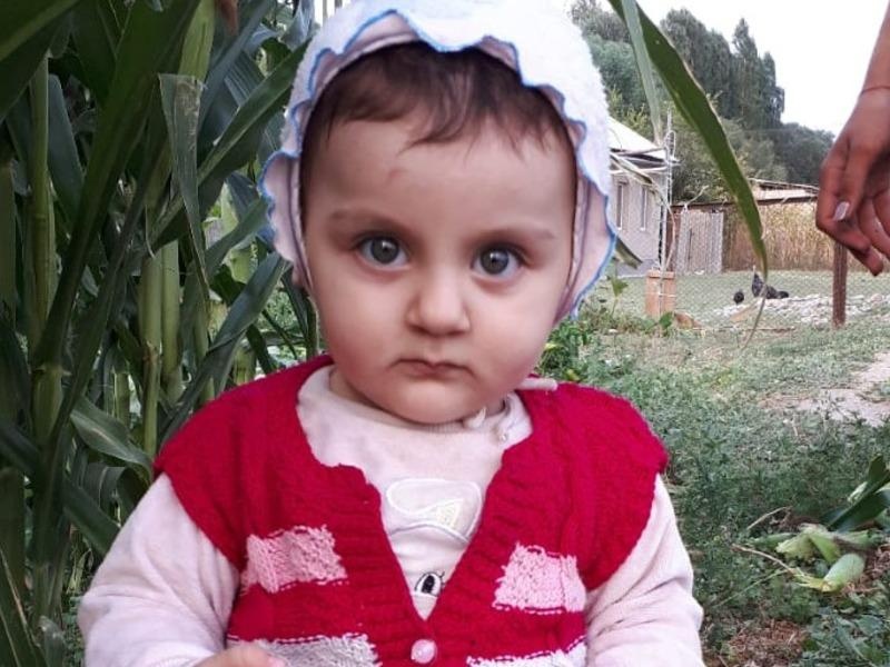 Aziza has a tumor in her eye. The baby needs urgent treatment!