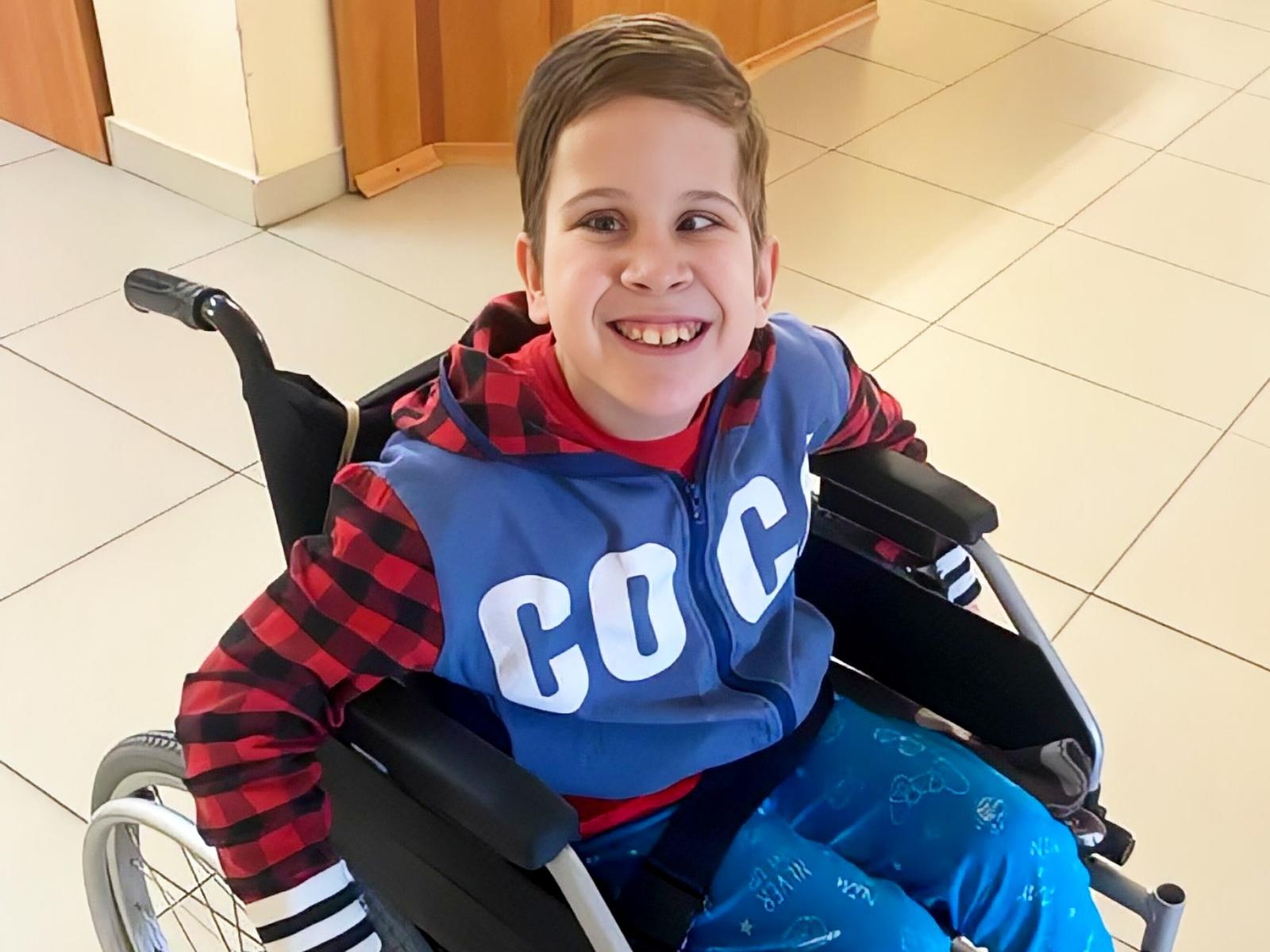 Yaroslav is an orphan. He needs to be accompanied by a babysitter to undergo treatment