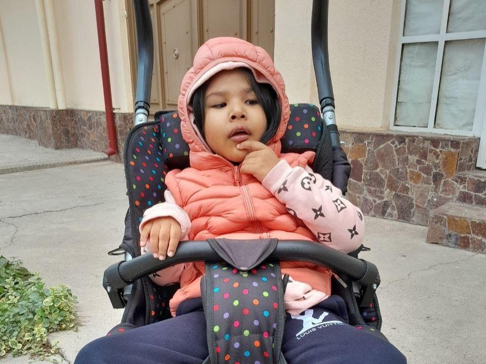 Bibinur needs another surgery to avoid losing her sight!