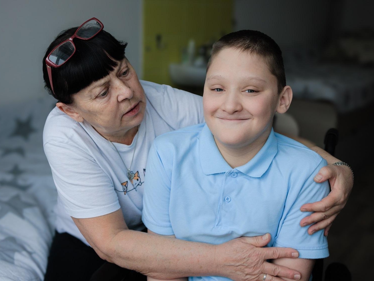 Kostya is undergoing a medical examination and still needs nanny