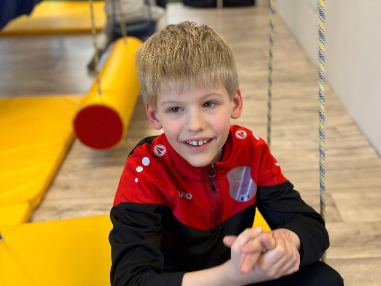 Mitya has autism. In order to overcome the developmental delay and improve communication skills, a rehabilitation course is needed!