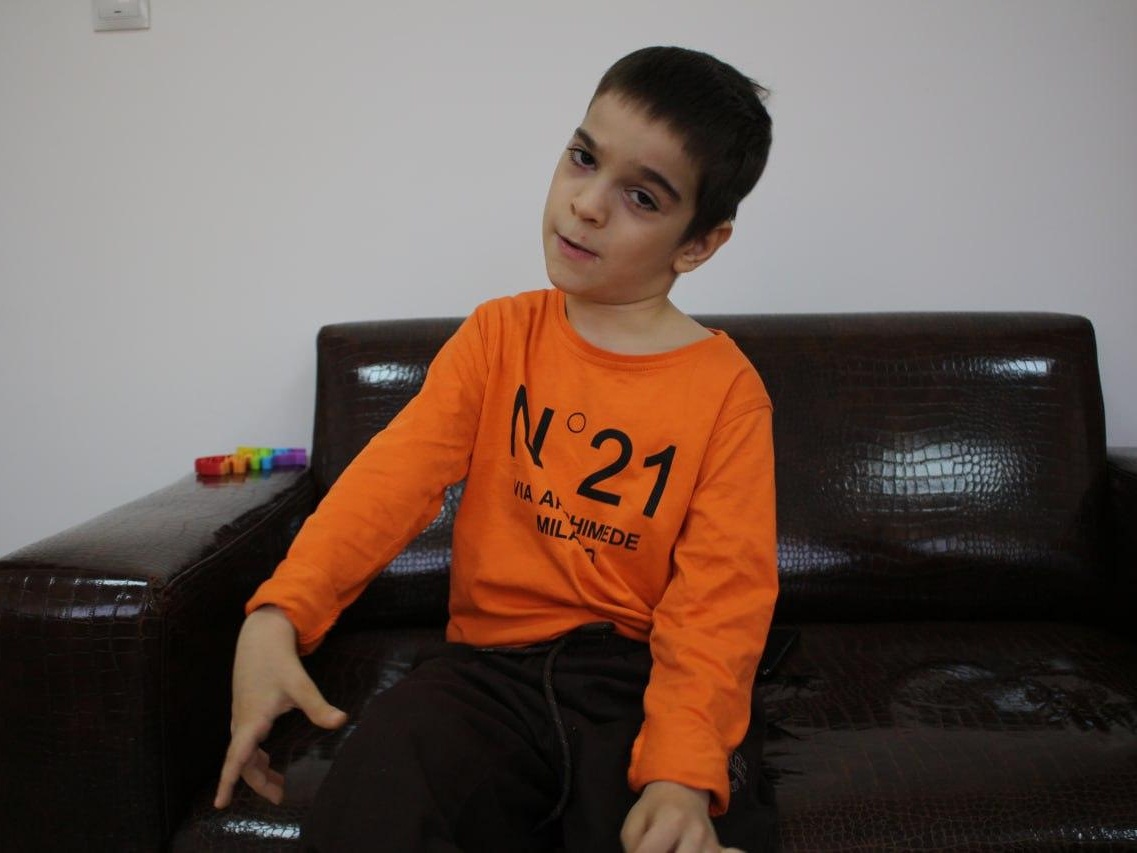 Mukhammad-Hybibullahh has spastic-hyperkinetic form of cerebral palsy. He needs rehabilitation to develop his motor and speech functions!
