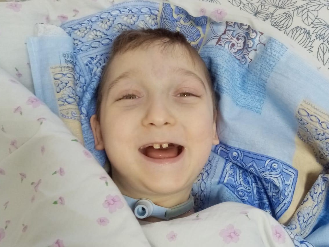 Maxim has cerebral palsy and needs a portable aspirator