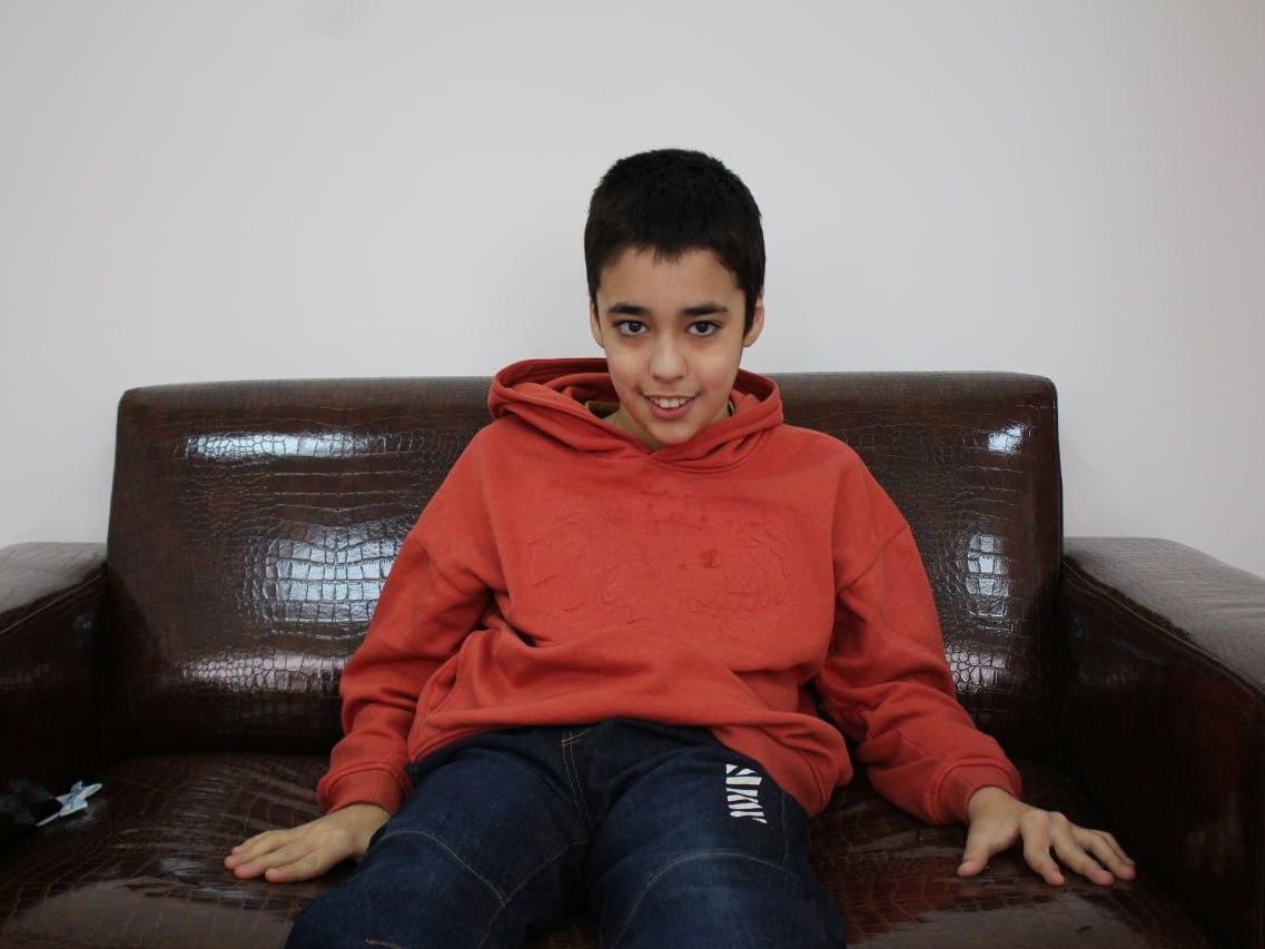 Magomed-Tagir has cerebral palsy and needs a rehabilitation course!