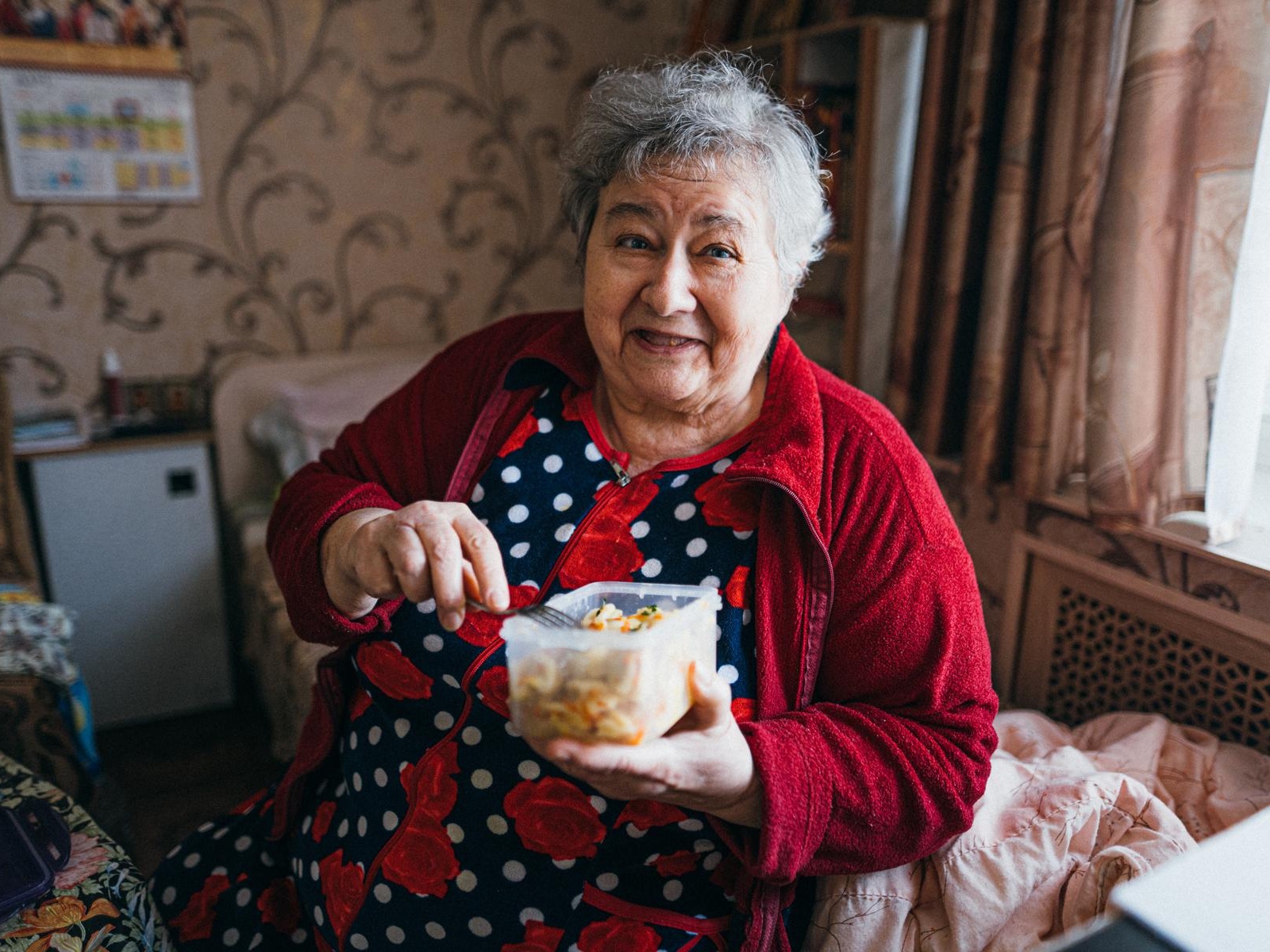 Let's feed lonely pensioners with hot meals