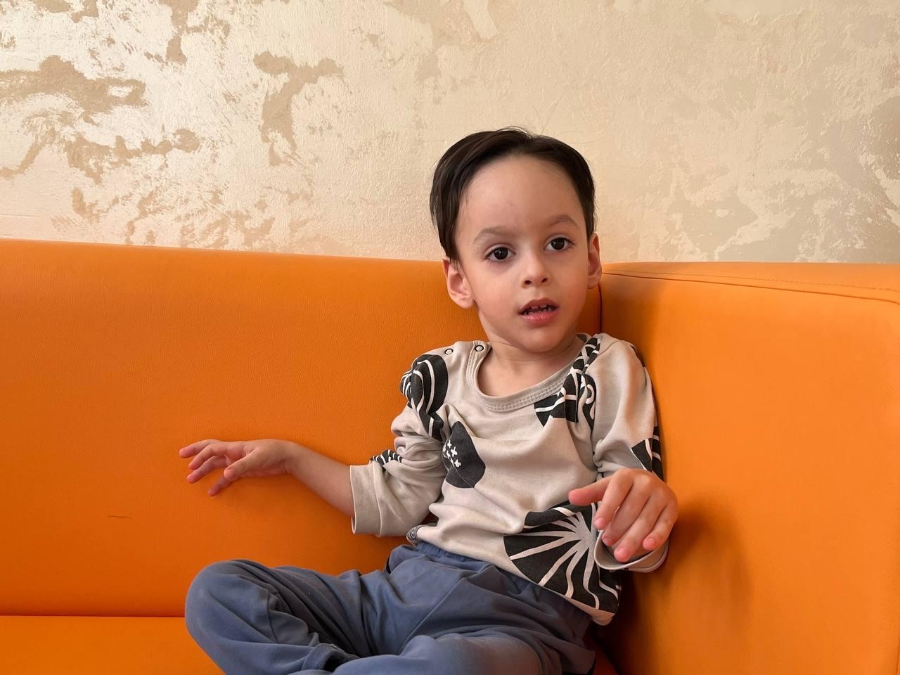 Muhammad-Amin has cerebral palsy. He needs swimming lessons to get back on his feet!