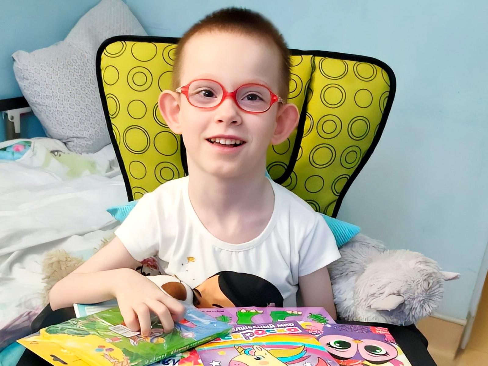 Vera is an orphan with a serious diagnosis. She needs a verticalizer to learn to stand