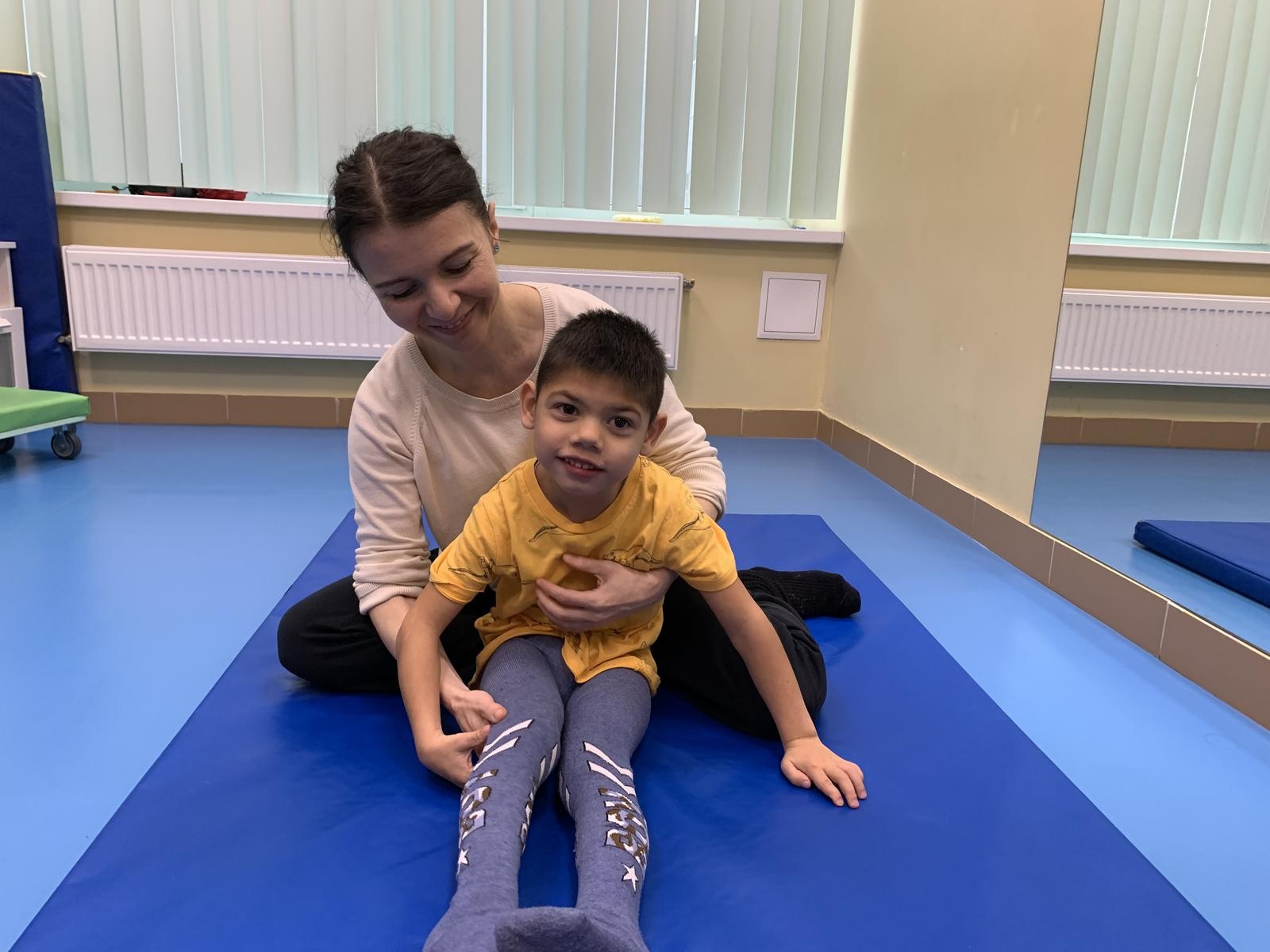 Damir needs a stroller to save his joints and move himself